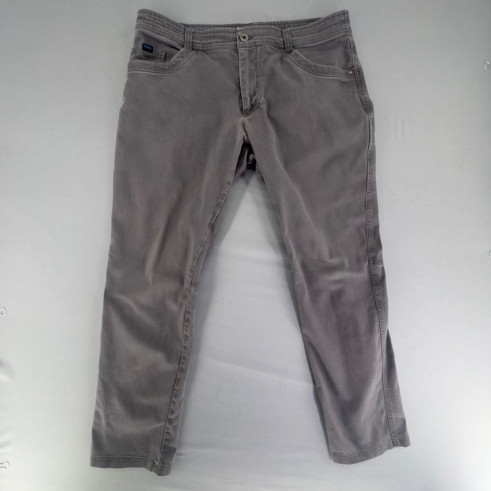 Kuhl Revolt Mens 38x32 Gray Rebound Stretch Moisture Wicking Performance Pants